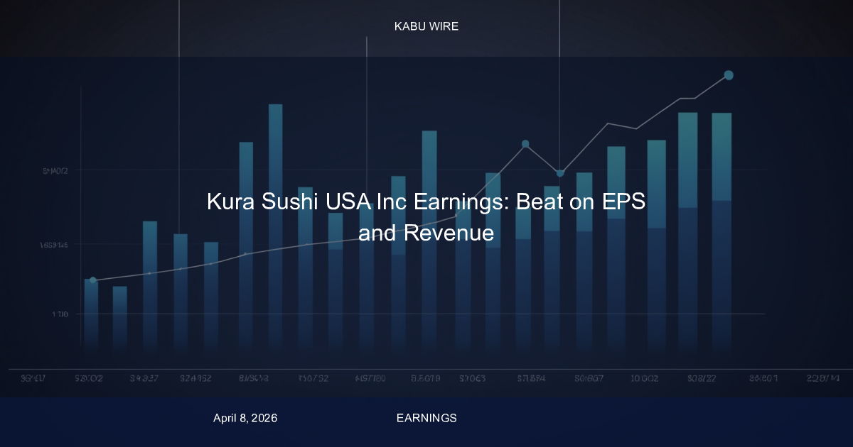 Kura Sushi USA Inc Earnings: Beat on EPS and Revenue